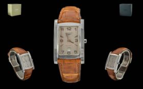 Longines Gents Stainless Steel Cased Just-Date Automatic Wrist Watch with Original Longines Signed