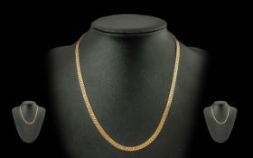 A Fine Quality 9ct Gold Chain - Necklet,