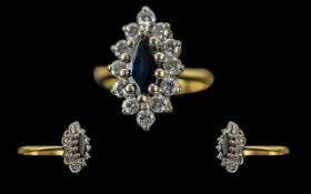 Ladies Pleasing 18ct Gold ' Petite ' Sap