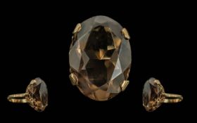 Ladies Pleasing 9ct Gold Single Stone Sm