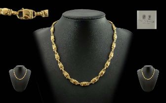 Mappin & Webb Quality Ladies 18ct Gold Necklace, Excellent Design and Craftsmanship, Strong Clasp,