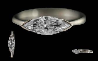 Ladies Excellent Quality Single Stone Diamond Set Ring,