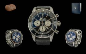Breitling - Super Ocean Heritage ( B0162 ) Chronometer - Chronograph Steel Cased Wrist Watch.
