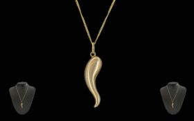 A Solid 9ct Gold Heavy Horn of Plenty Pe
