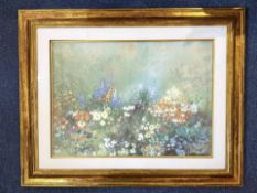 Large Decorative Print of Flowers by Kou