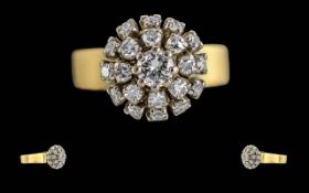 Ladies 18ct Gold and Platinum Diamond Se