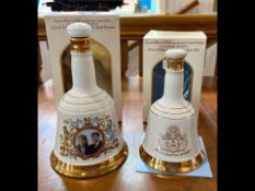 Two Bells Decanters, unopened, Prince Wi