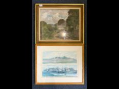 Pastoral Landscape - Mid 20th Century, C