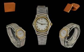 Ebel Ladies Gold on Steel Quartz Wrist W