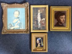A Collection of Four Framed Prints, incl