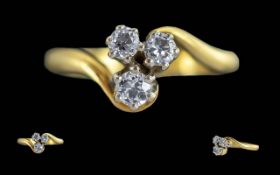Antique Period Ladies 18ct Gold Petite 3
