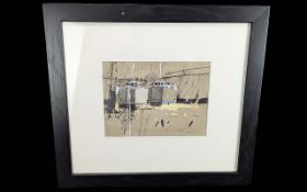Original soft pastel by Tony Allain, cel