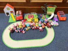 Large Box of Peppa Pig Figures and acces