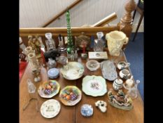 Two Boxes of Miscellaneous, to include figures, glass, Wedgwood, resin, pottery, etc.