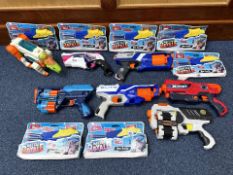Large Box of Toy Guns, mostly Nerf, some Battle Royale, Blaster, etc. Some as new. Good lot for