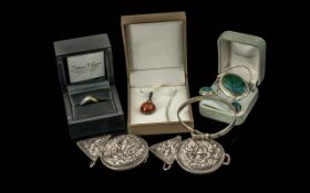 Collection of 925 Sterling Silver Jewellery, All Hallmarked for Silver. Includes Shelia Fleet (
