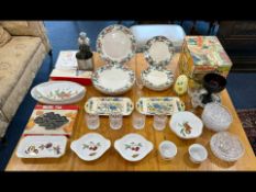 A Collection of Assorted Collectables to include crystal tumbler x4 ,cocktail shaker set (