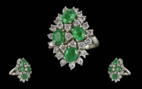 Ladies 1960's Quality and Signed 18ct Wh