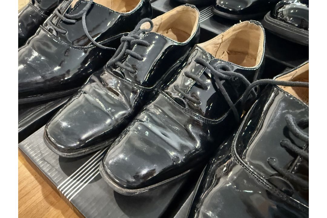 Seven Pairs of Men's Black Patent Leathe - Image 2 of 3