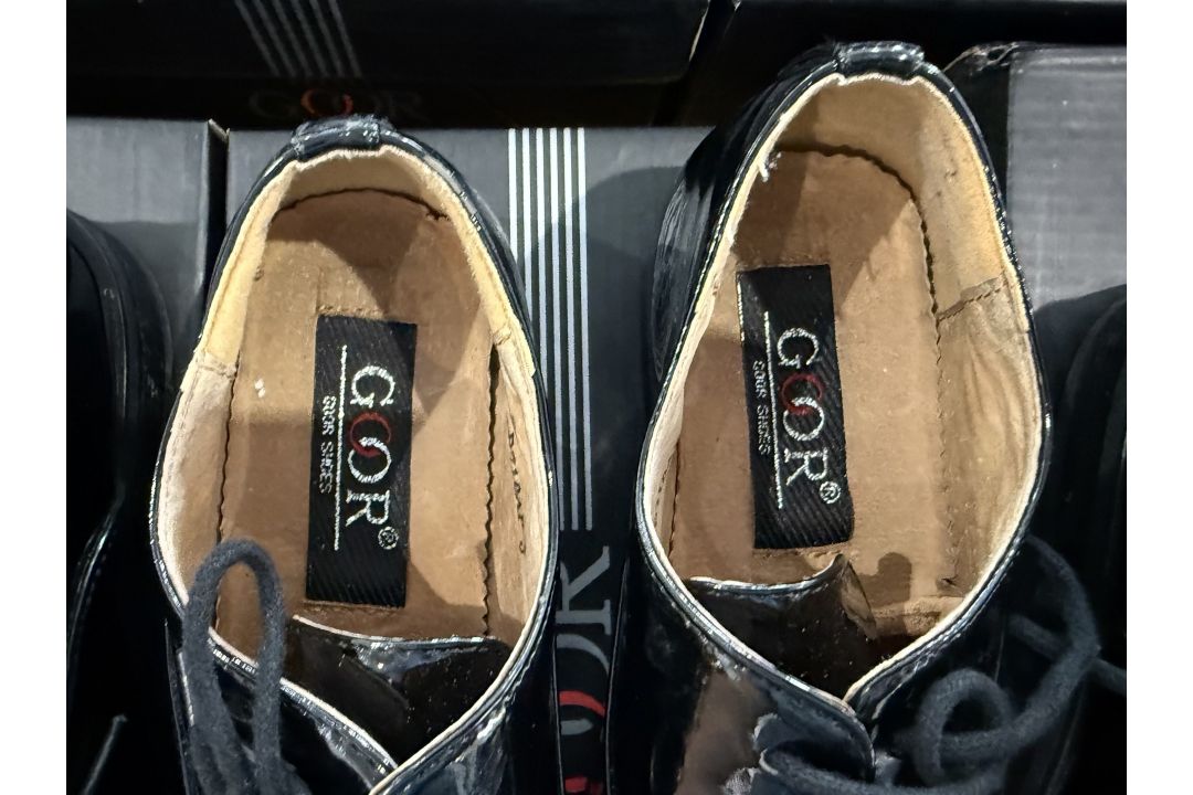 Seven Pairs of Men's Black Patent Leathe - Image 3 of 3