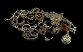 Collection of 925 Silver Jewellery. All