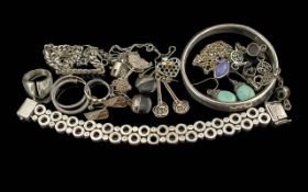 Good Mixed Bag of Sterling Silver Jewell