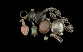 Collection of 925 Silver Jewellery. All