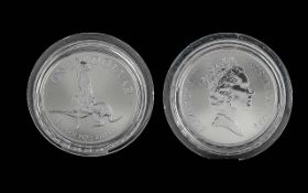 Australia Queen Elizabeth II 1 oz Fine S