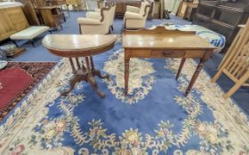 Card Table & Occasional Table.