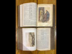 Two Large Antique Family Bibles, both with illustrations.