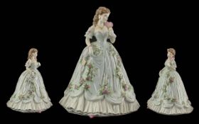 Royal Worcester Ltd Numbered Edition Hand Painted Porcelain Figure ' Queen of Hearts ' RW4532.