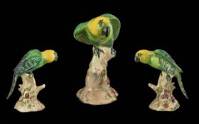 Beswick Hand Painted Parrot Figure. c.1930's / 1940's. Model No 930.