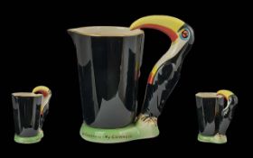 Carlton Ware Hand Painted Guiness Advertising Toucan with Pint of Guiness. by Goodness and Guinness.