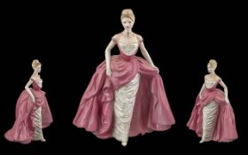 Coalport Hand Painted Porcelain Figure ' Millennium Debut ' CW465. This Figure Is no 109. Designer