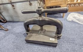 Antique Cast Iron Flower Press/Book Press.