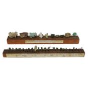 A collection of Ancient Egyptian turquoise glazed faience amulets, 22nd dynasty (c.900 BC) and