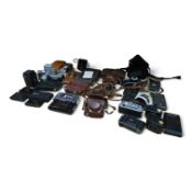 A collection of thirty-three mainly 1930s to 1950s cameras, with a number of examples by Kodak,