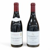 One bottle of Vosne Romanee 1er Cru, 2007, aux Malconsorts and one bottle of Nuits St. George’s, 1er