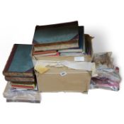 ° ° A collection of leather bound and later novels, poetry books