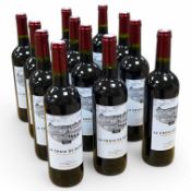 Twelve bottles of La Croix de Bayas, Bordeaux, 2022. Condition - unknown storage