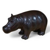 Anita Mandl (1996-2023), A cast bronze model of a hippopotamus, marked ‘A M’ limited edition 5/7’,