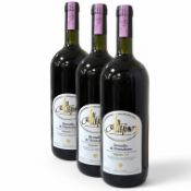 Three magnums of Altesino, Brunello di Montalcini, 2001. Condition - boxed