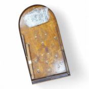 A vintage boxed Corinthian bagatelle board. Condition - fair/good