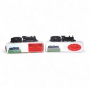 Two boxed Union Mills Models N gauge railway BR locomotives; a Class J39, 64829, and a Class J25, 65