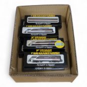 Eight boxed Graham Farish N gauge railway in BR Intercity livery, including a class 91 electric loco