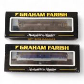 Two boxed Graham Farish N gauge railway Class 31 diesel locomotives; 31601 Bletchley Park (371-100),