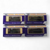 Four boxed Dapol N gauge railway GWR locomotives; two Class 14xx, 1425 (ND001) and 1420 (ND004), tog