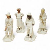 Four Royal Worcester figures from the Countries of the World Series to include Hindu and Chinaman, l