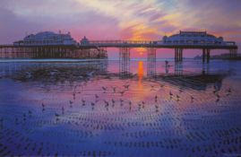 After Philip Dunn (b. 1945), 'Brighton Pier', giclée print on canvas, 65 x 99cm