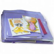 Andrew Skilleter (contemporary), a large collection of watercolours on card, Original illustrations